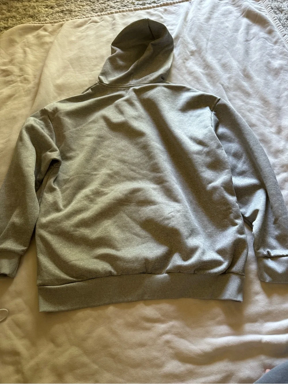 Men's Gray Hooded Sweatshirt - Classic Pullover